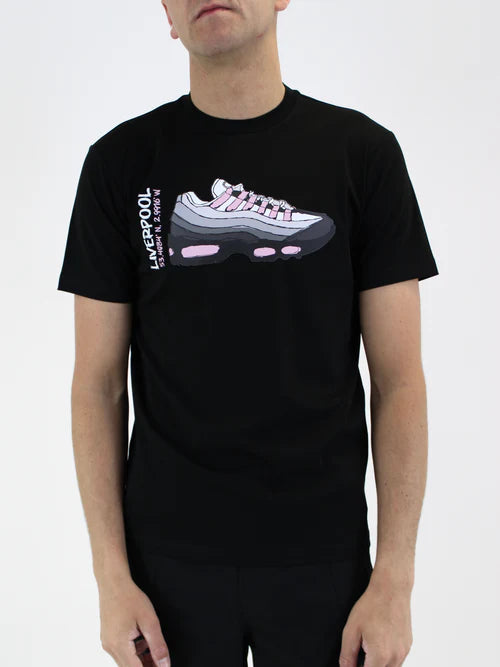 White Threads 110 Pink T-Shirt - Black